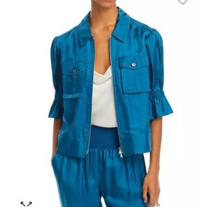 Cinq a Sept Holly Crop Jacket & Jogger set
SO NEW wrapped in Bloomingdale’s bag!